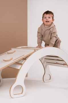 ГОРКА MONTESSORI ROCKER CLOUD SLIDE 2в1 tuptiwood