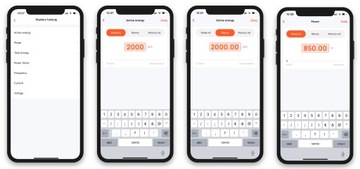Счетчик энергии и мощности TUYA WiFi для DIN-рейки