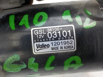 HYUNDAI I10 I20 1.2 16V 87KM G4LA STARTÉR 36100-03101