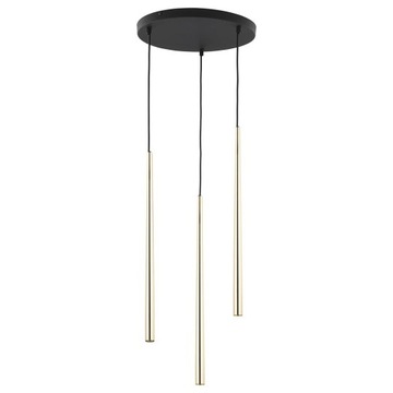 +Gratis. Tuby złote Piano 3xG9 TK Lighting lśniące