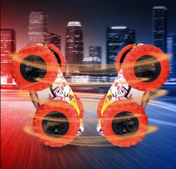 ГОНОЧНЫЙ АВТОМОБИЛЬ С ДВУХТАКТНЫМ ПРИВОДОМ НА 360 ГРАДУСОВ