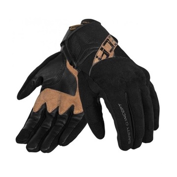 Rękawice motocyklowe krótkie SECA X-STRETCH II BROWN brązowy GRATISY