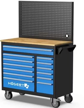 Szafka narzędziowa wózek Panel ścianka organizer 13 szuflad Hogert HT7G044