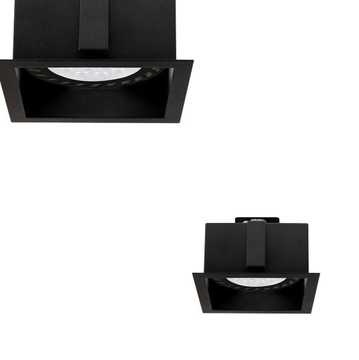Nowodvorski Oprawa MOD lampa sufitowa podtynkowa GU10 BLACK I 9417