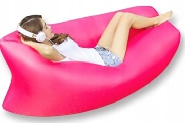 Sofa Fotel dmuchany materac LAZY BAG AIR różówy