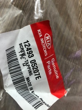 1249305207E HYUNDAI KIA SANTA FE ŠROUB NÁRAZNÍKU