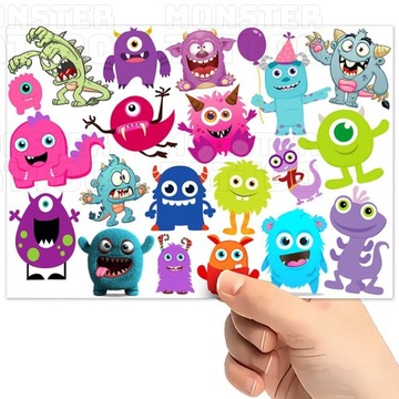 МОЮЩИЕСЯ ВРЕМЕННЫЕ ТАТУ ДЛЯ ДЕТЕЙ МОНСТРЫ МОНСТРЫ ОРИГИНАЛЬНЫЕ УЗОРЫ