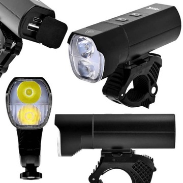 LAMPA PRZEDNIA AKUMULATOR PROX KASTOR-I 1200 LM 5000 MAH USB-C POWERBANK
