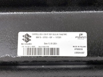 POLIČKA ZADNÍ SUZUKI S-CROSS 88910-63T00 CROSSOVER KRYT