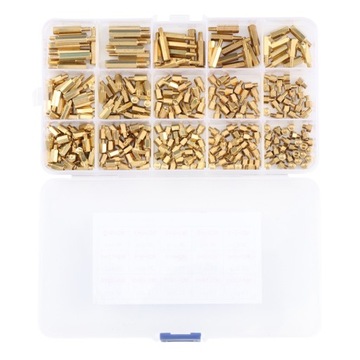 300 Pieces Of M3 Male Hexagonal Brass Spacer Nut C