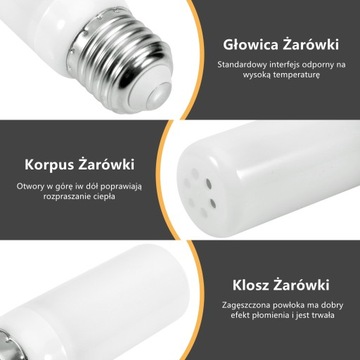 ЛАМПА Имитирующая ЖИВОЕ ЖЕЛТОЕ ПЛАМЯ Е14, трубчатая