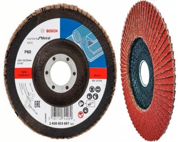 BOSCH Tarcza listkowa 125mm gr60 ściernica lamelka