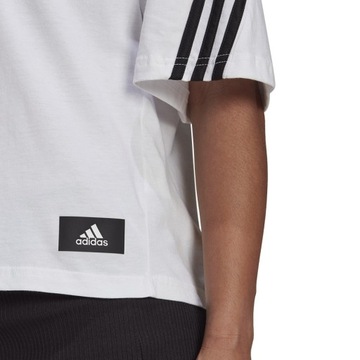 ADIDAS FI 3 STRIPES TEE _S_ Koszulka Damskie Biały