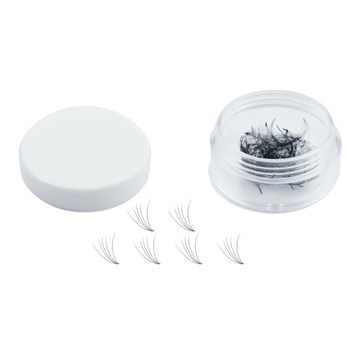Wonder Lashes Rzęsy Volume Fans 5D Sypane, C, 11mm