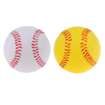 6 treningowych piłek baseballowych z PU