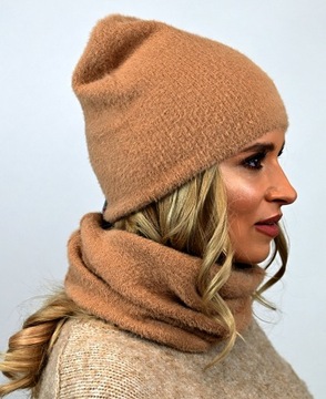 Модный комплект из ШАПКИ И ЮБКИ CARMEL ALPACA AL1