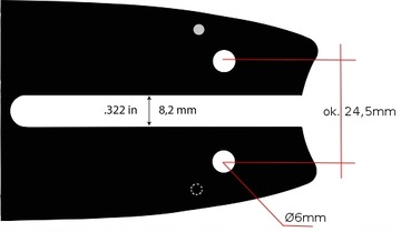 НАПРАВЛЯЮЩАЯ LIGHT 04 .325” 1,6 ММ 35 СМ