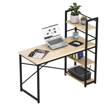 Современный компьютерный стол с книжным шкафом ЛОФТ Mark Adler LEADER 4.0