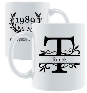 KUBEK Z WŁASNYM NADRUKIEM IMIENIEM PERSONALIZOWANY