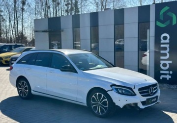 Mercedes Klasa C W205 Kombi 200 BlueTEC 136KM 2018 Mercedes-Benz Klasa C C200D 136KM 2018r. Salon Polska 1.6 Diesel 136KM
