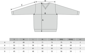 Czarny sweter/cardigan casual SW84 3XL