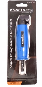 Угловой адаптер, бита 90 градусов, угловой удлинитель 1/4 дюйма для отвертки KD10798