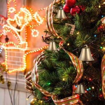 КОРИЧНЕВЫЕ ЛАТУННЫЕ ОТКРЫТЫЕ КОЛОКОЛЬЧИКИ 2 ШТ.