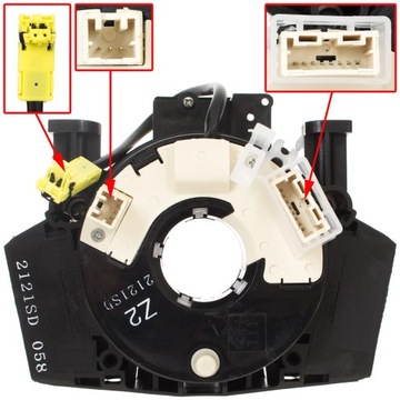 NISSAN QASHQAI 07- TAŚMA ZWIJAK PODUSZKI AIRBAG