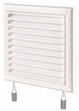 Kratka z żaluzją regulowana 188x188 mm fi 125
