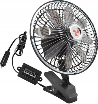 ВРАЩАЮЩИЙСЯ АВТОМОБИЛЬНЫЙ ВЕНТИЛЯТОР 12 и 24В