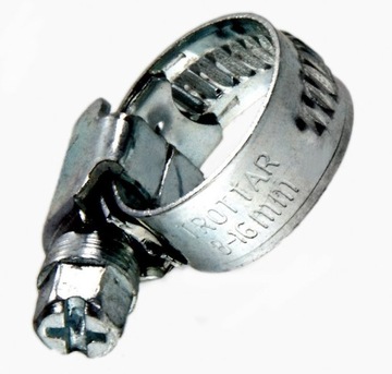 OPASKA ZACISKOWA SLIMAKOWA 8-16MM STALOWA OCYNKOWANA