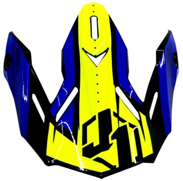 DASZEK DO KASKU BLACK.YELLOW.BLUE