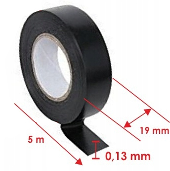 ПРОЧНАЯ ВОДОНЕПРОНИЦАЕМАЯ ИЗОЛЯЦИОННАЯ ЛЕНТА ПВХ, ЧЕРНАЯ
