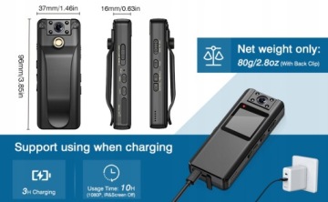 ПЕРСОНАЛЬНАЯ ПОЛИЦЕЙСКАЯ КАМЕРА ДЛЯ УСЛУГ С ЖК-ЭКРАНОМ!`