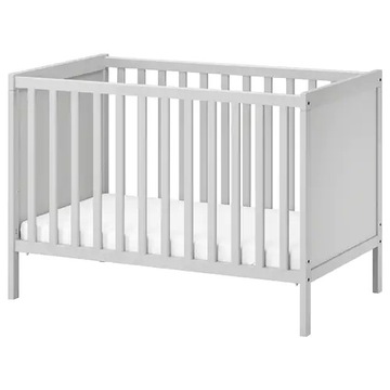 IKEA SUNDVIK Łóżko dziecięce szary 60x120 cm