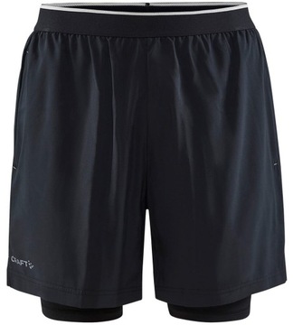 CRAFT ADV Essence Shorts 2-w-1 spodenki biegowe XL