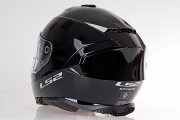 Мотоциклетный шлем LS2 FF800 STORM II черный козырек PINLOCK ECE 22.06