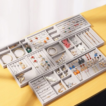 Поднос для украшений Бежевый Органайзер-ящик 4шт.