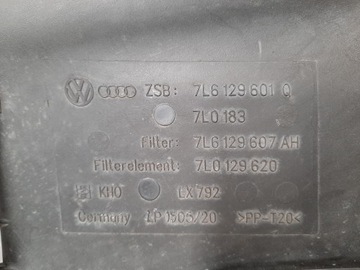 AUDI Q7 3.0 TDI POUZDRO FILTRU VZDUCHU 7L6129601