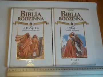 KSIĄŻKA BIBLIA RODZINNA TOM 1 I 2