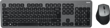 Bezprzewodowa klawiatura + mysz HAMA KMW-700 SLIM