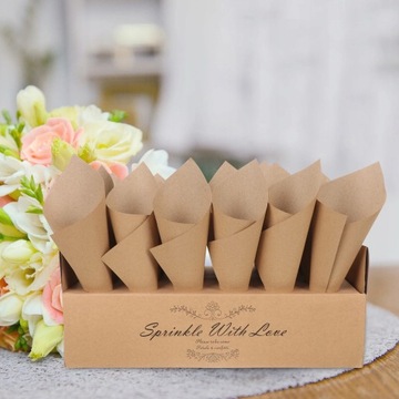 Kwiaty Dekoracyjne Szyszki Ślubne Suche Płatki Róż