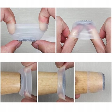 20 ПАКЕТ ПРОЗРАЧНЫХ НОСКОВ ДЛЯ СТУЛА НАПОЛЬНЫЕ ПОКРЫТИЯ