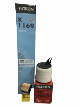 ZESTAW FILTRÓW FILTRON BMW 1 E87 116i 118i 120i