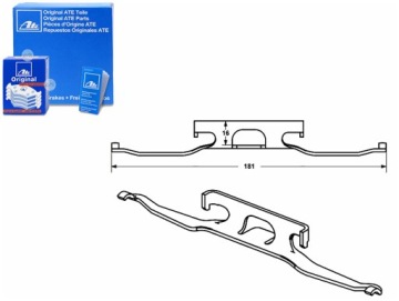 УСТАНОВОЧНЫЙ КОМПЛЕКТ ТОРМОЗНЫЕ КОЛОДКИ. ДБ П. СПРИНТЕР 95-06