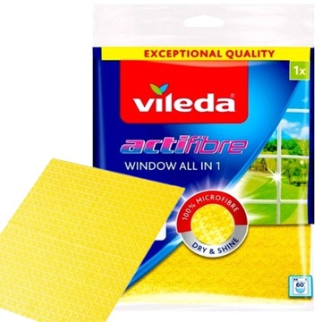 VILEDA ACTIFIBRE ŚCIERECZKA DO OKIEN SZYB CHŁONNA
