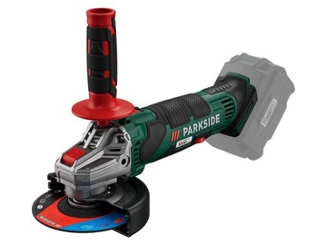 Аккумуляторная угловая шлифовальная машина 20V TEAM PARKSIDE