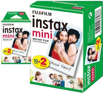 film Fujifilm Instax mini 20 szt Wkłady Papier fotograficzny