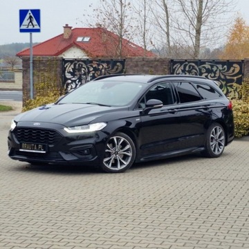 Ford Mondeo V Kombi Facelifting 2.0 EcoBlue 190KM 2020 Ford Mondeo ST-Line Ledy Skory Nawigacja 190 KM Dwa komplety opon 2.0, zdjęcie 11