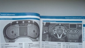 Mercedes W176 Class A 2015-2018 польская инструкция по эксплуатации Mercedes W176 `17